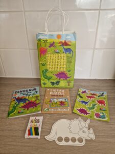 Educational booklets and fun activities for children on VoJo's Playbus London